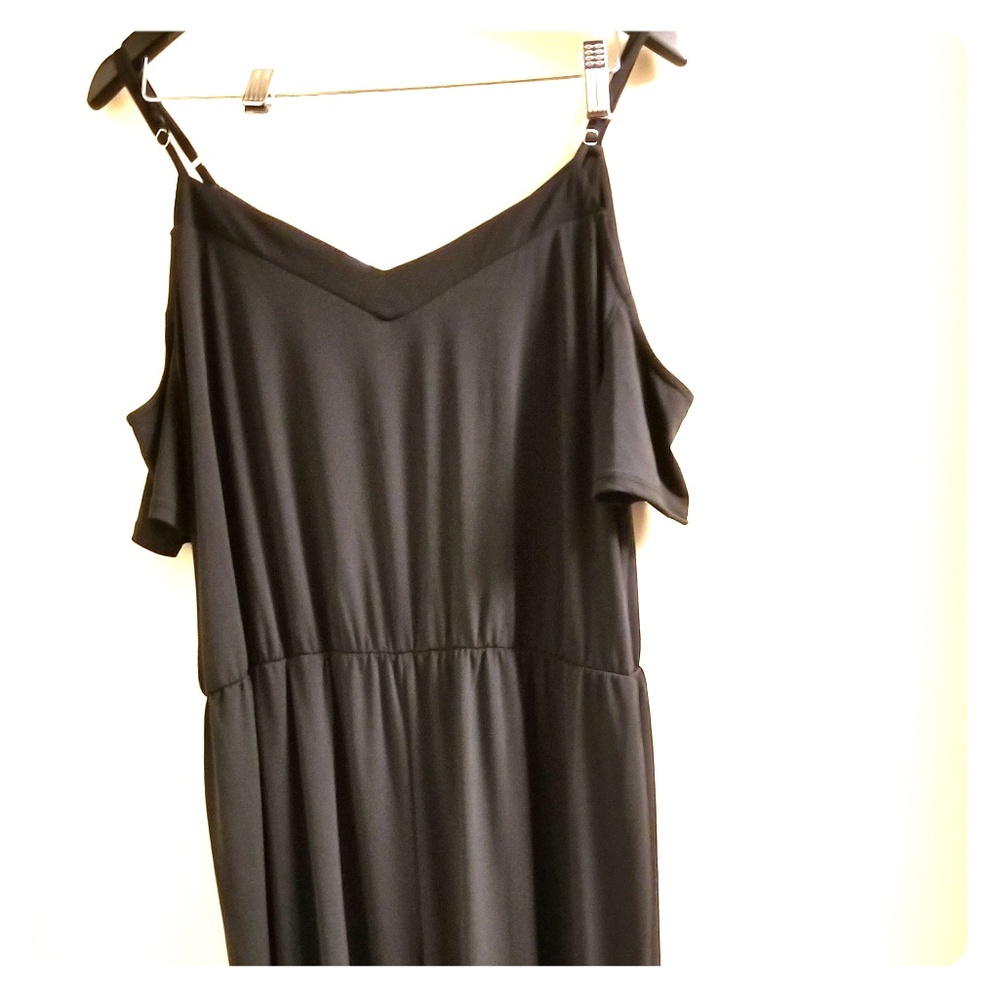 Cold-shoulder jumpsuit